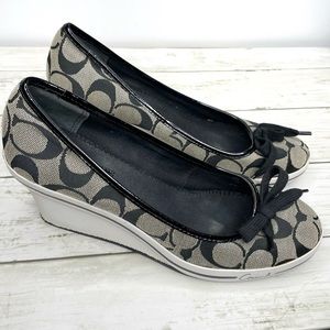 Coach Wedges Size 7.5